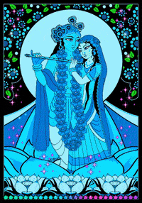GundicaArt india meditation krishna bhakti GIF
