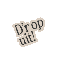 De Op Sticker by Morrow  - The Creative Club