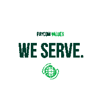 We Serve Sticker by Paycom