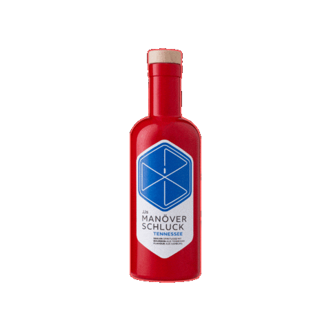 Red Bottle Sticker by JJs Manöverschluck