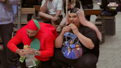 Hungry The Block GIF by Celebrity Apprentice Australia