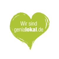 genialokal shoplocal herzschlag bücherliebe lokaleinkaufen Sticker
