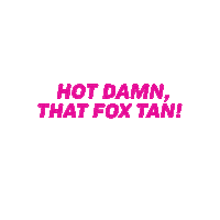 Summer Beauty Sticker by The Fox Tan