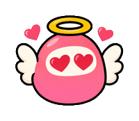 creedoapp love heart sticker angel Sticker