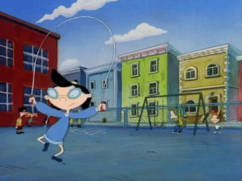 hey arnold nick splat GIF