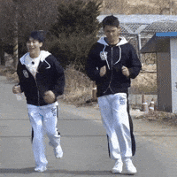 Walking Fast Kim Mingyu GIF