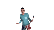 Happy American Sticker by Matt Tolbert
