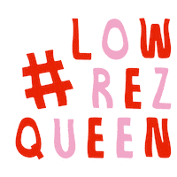 traumitza retro queen low rez traumitza Sticker
