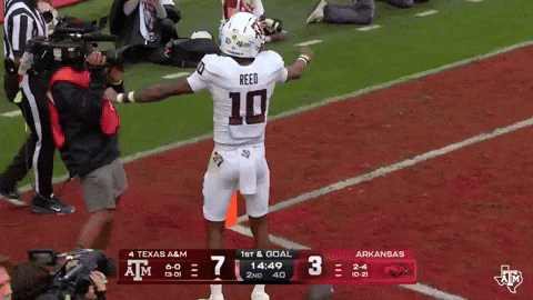Celebration Touchdown GIF by Texas A&M Athletics