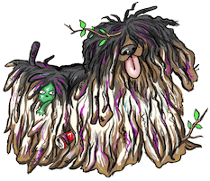 pasalochancho dog dirty rasta perrito Sticker