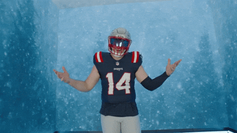 Football Shrug GIF by New England Patriots