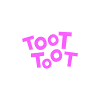 Toot Toot Love Sticker by Alex Tait