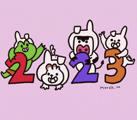 moozleco rabbit new year 2023 cny GIF