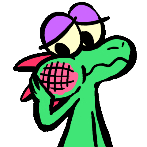 Lizard Pain Sticker
