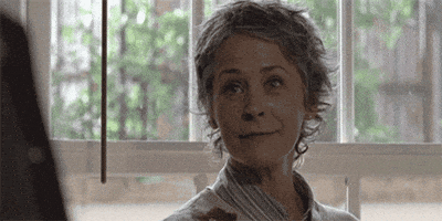 the walking dead smile GIF