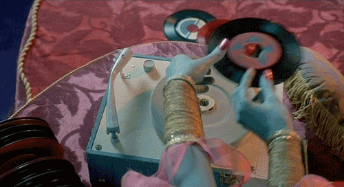 record player records GIF