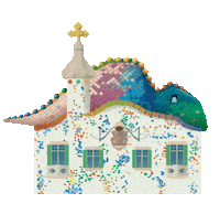 Sant Jordi Dragon Sticker by Casa Batlló