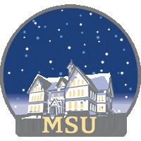Snow Winter Sticker by Montana State University