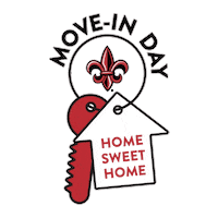 Moving Home Sweet Home Sticker by University of Louisiana at Lafayette