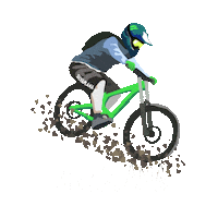 Silvaplana bike downhill silvaplana Sticker