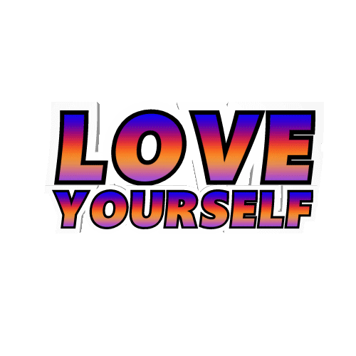 Love Yourself Omerismos Sticker by Omer Studios