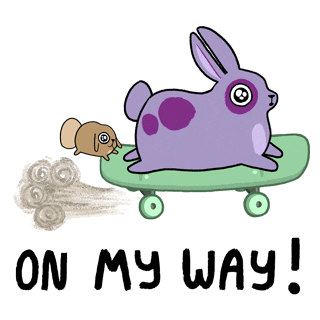 coming on my way Sticker by Bare Tree Media