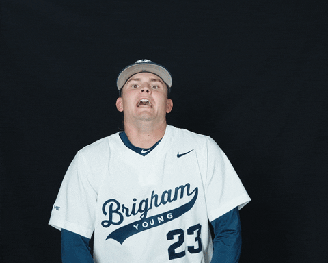 Lets Go Baseball GIF by BYU Cougars