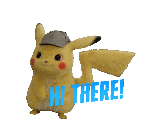 pokemon hello Sticker by POKÉMON Detective Pikachu