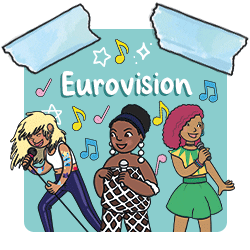 Eurovision Calendar Sticker by Twinkl Parents