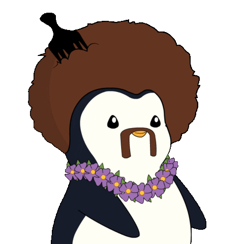 See Right Here Sticker by Pudgy Penguins