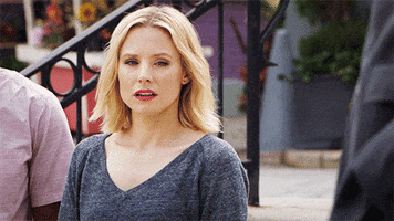 blinking kristen bell GIF by The Good Place