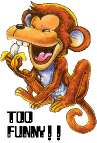 funny monkey STICKER