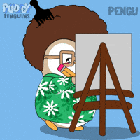 Art Think GIF by Pudgy Penguins