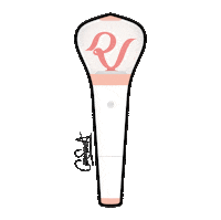 Red Velvet Lightstick Sticker