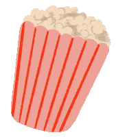Fleur Popcorn Sticker