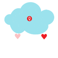Cloud Love Sticker by Vanilla Gift
