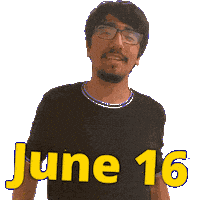 16 June Sticker