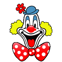 fun clown Sticker by Deiters