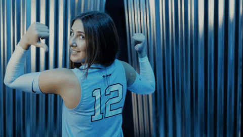 North Carolina Volleyball GIF by UNC Tar Heels