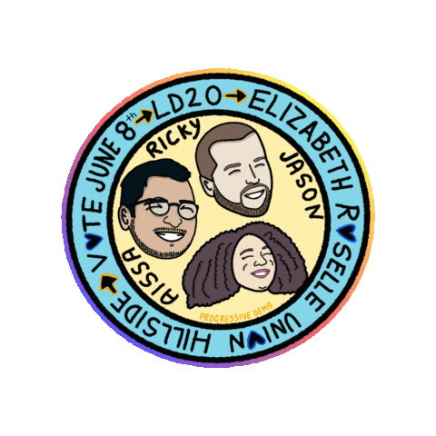LD20ProgressiveDems elections new jersey progressives ld20 Sticker
