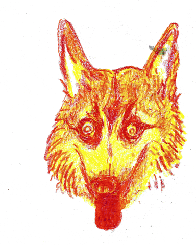 German Shepherd Dog Illustration GIF by Jimmy Arca