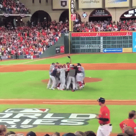 Nationals Players Celebrate World Series Win