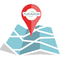 Travel Map Sticker by Turavion Agencia de Viajes