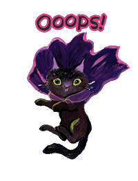 Black Cat Sticker