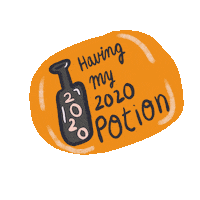 Drunk New Year Sticker