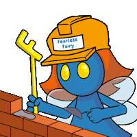 Working Brick By Brick Sticker by VeeFriends