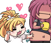 Couple Grabbing Sticker by Jin