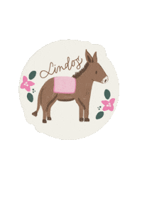 Greece Donkey Sticker