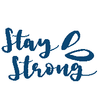 Blogger Stay Strong Sticker