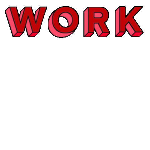 Work Working Sticker